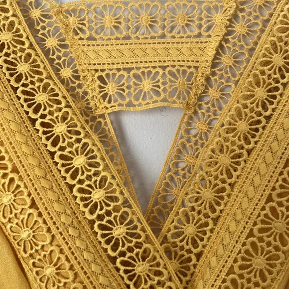 Gently used mustard yellow dress perfect for a causal day out with the girls - Picture 5 of 7